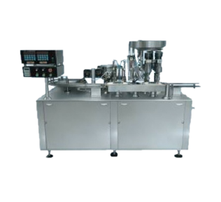 Automatic Linear Four Head Filling,Plugging & Capping Machine Automatic Linear Four Head Filling,
Plugging & Capping Machine